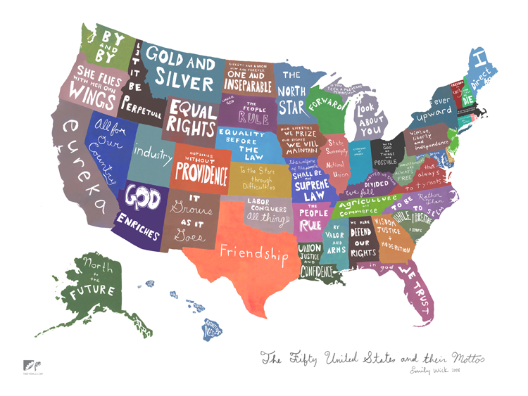 50 States' Mottos